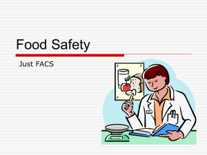 Food Safety PowerPoint presentation