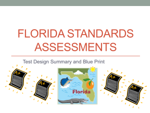 FSA Test Design - Somerset Academy Silver Palms Elementary