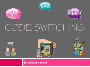 Code Switching: Definition, Benefits & Issues