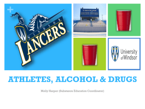 Athletes, Alcohol & Drugs