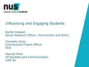 NUS Workshop - Higher Education Academy