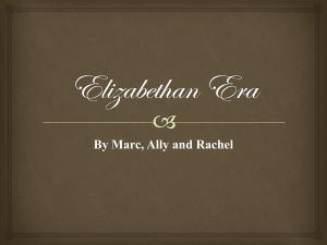 Elizabethan Era