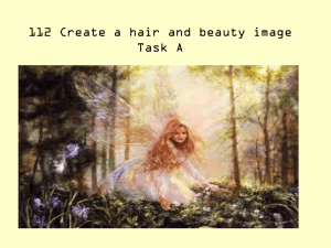 Hair & Beauty Image Creation: Lesson Plan