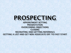Primerica Prospecting Training: S.T.E.A.M. Method