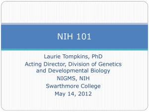 NIH 101: Part 1 [.ppt]