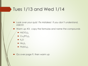 Fri 1/9 and Mon 1/12