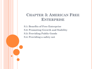 American Free Enterprise: Benefits, Growth, Public Goods