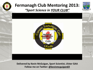 Sport Science in YOUR CLUB