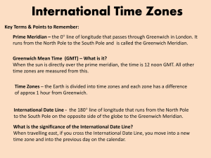 International Time Zones: Calculating Time Differences
