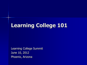 Learning College 101