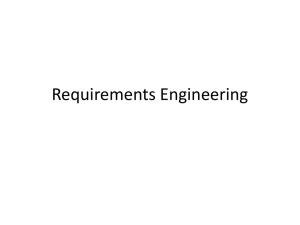 Requirements Engineering