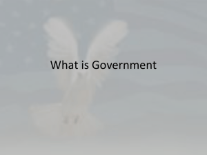 Forms and Foundations of Government