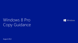 For selling a range of new Windows 8 Pro devices