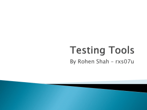 Software Testing Tools: Methodologies & Advantages