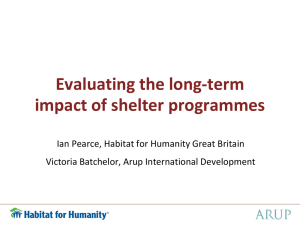 Impact of Habitat for Humanity Housing Projects on