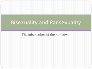 Bisexuality and Pansexuality
