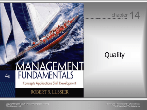 Quality Control & Management: Frito-Lay Case Study