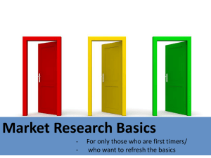 Segment your data - Research Services Bureau