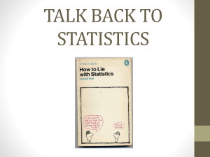 Talk back to statistics ppt
