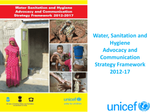 WASH Advocacy & Communication Strategy Framework 2012-17