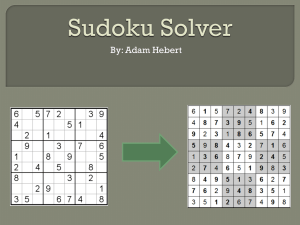 Sudoku Solver