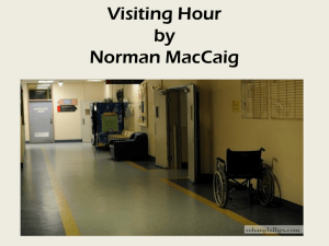Visiting Hour Poem Analysis: MacCaig Study Guide