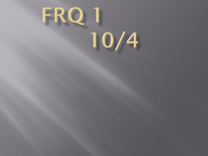 FRQ 1 10/4