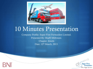 - Super First Forwarders