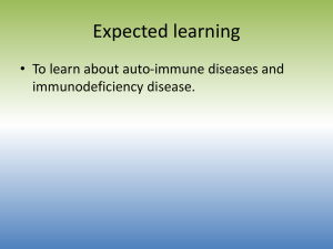 Coeliac disease - MCC Year 12 Biology
