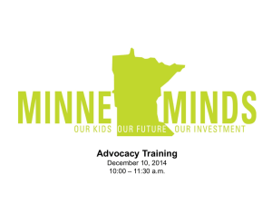 Advocacy Training