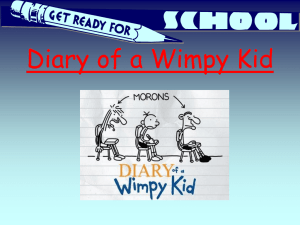 Diary of a Wimpy Kid: Character Analysis Presentation