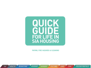 SIA Housing Office