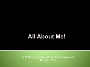 All About Me!