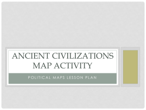 Ancient civilizations map activity