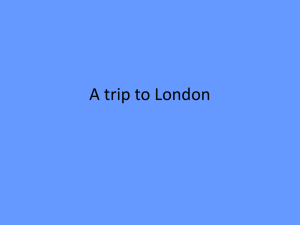 A trip to London