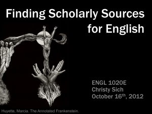 October 16th, 2013 - Western Libraries
