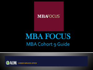 mba focus