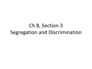 Segregation & Discrimination Study Guide: Jim Crow, Voting Rights