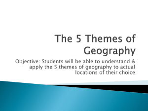a PPT on the five themes