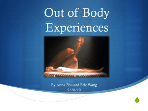 Out of Body Experiences - NMS Computer Department