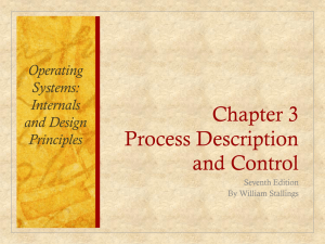 Process Description and Control