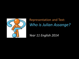 Who is Julian Assange?