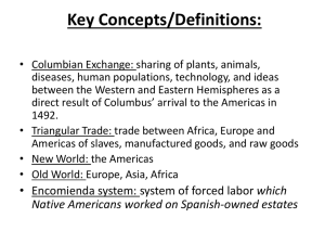 Columbian Exchange: Key Concepts & Definitions