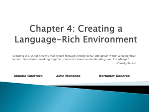 Chapter 4-Connecting Content & Language