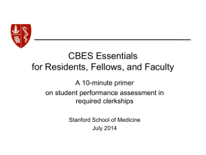 Criterion-Based Evaluation Initiative (CBEI