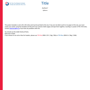 Poster Template Here (pptx format)