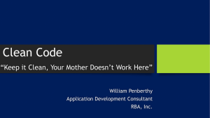 Clean Code presentation