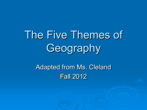 Five Themes of Geography Explained