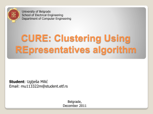 CURE: An Efficient Clustering Algorithm for