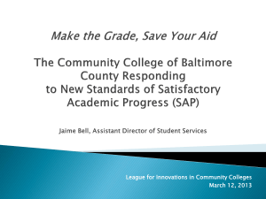 CCBC Academic Advisor Training